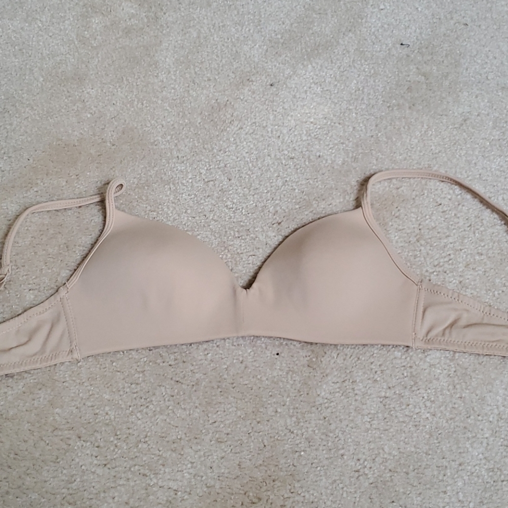 Skin colored bra